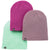 Burton Recycled DND Beanie 3 Pack - Kids' Elderberry/Jewel Green/Vivid Viola
