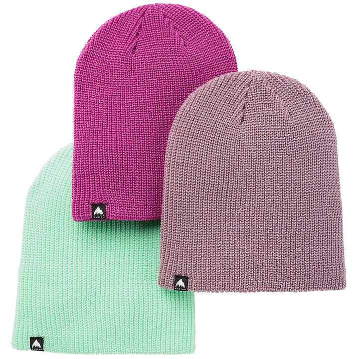 Burton Recycled DND Beanie 3 Pack - Kids' Elderberry/Jewel Green/Vivid Viola