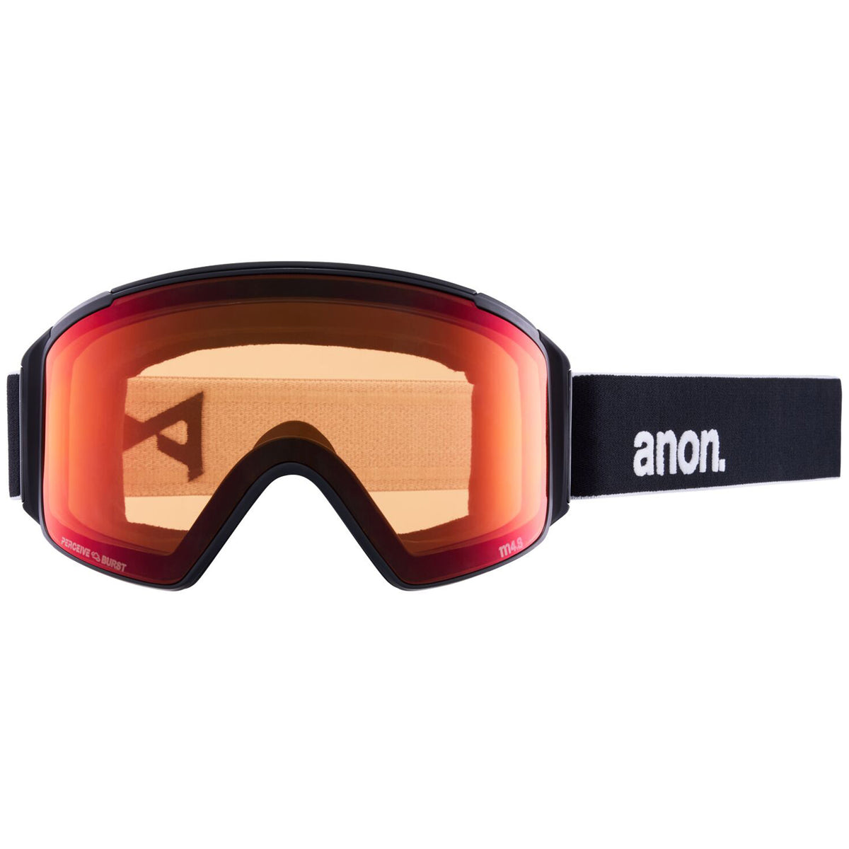 Anon M4S Cylindrical Goggles Black/Perceive Sunny Red+Perceive Cloudy Burst