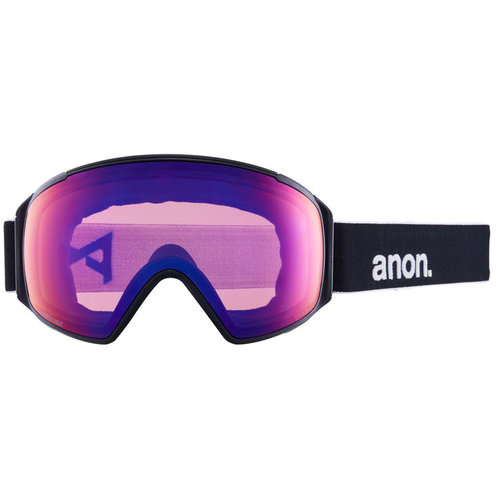 Anon M4S Toric Polarized Low Bridge Fit Goggles Black/Polar Smoke+Perceive Variable Violet