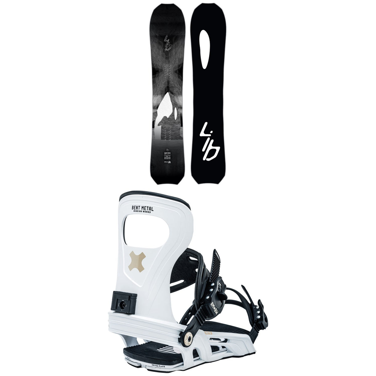 Lib Tech T.Rice Orca Snowboard + Bent Metal Metta Snowboard Bindings - Women's 2023