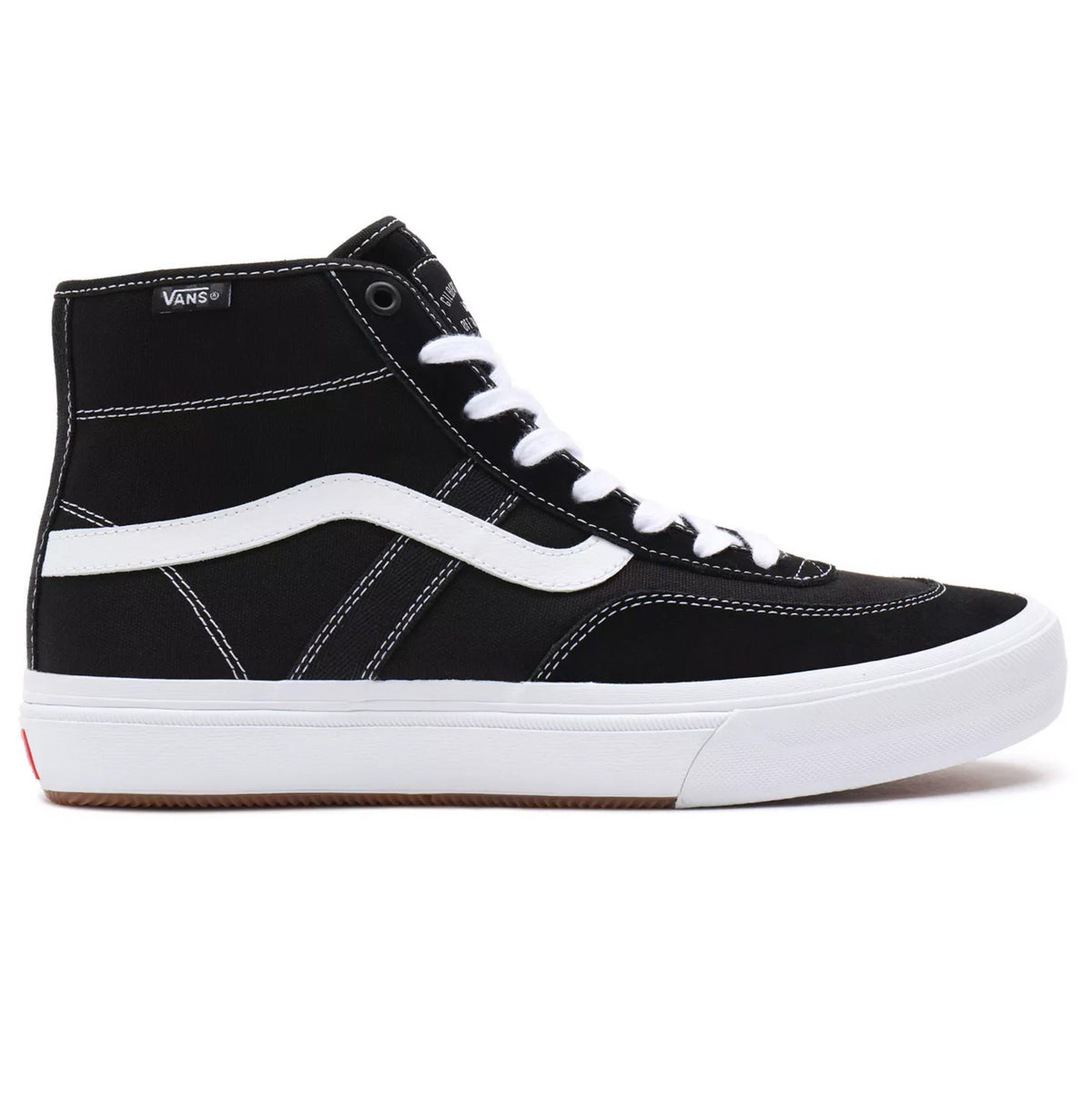 Vans Crockett High Shoes - Men's Black/White