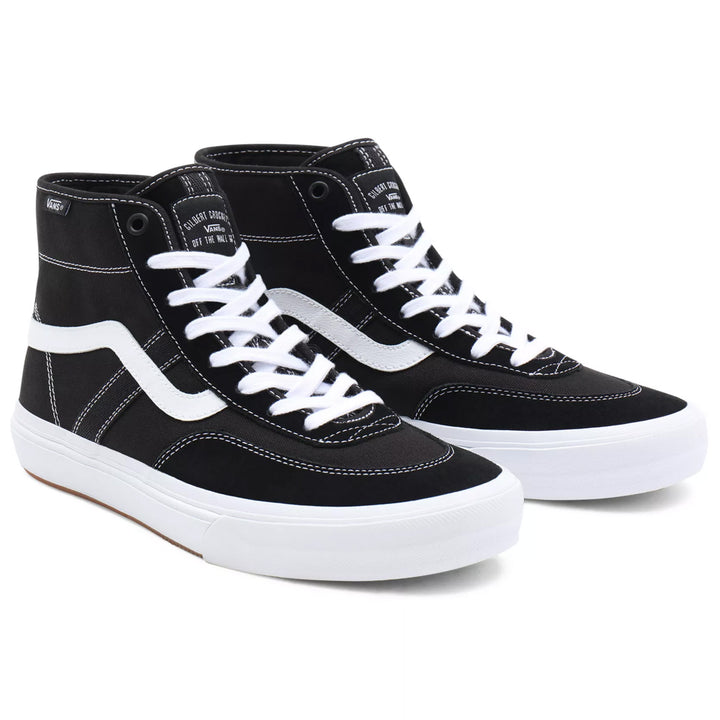 Vans Crockett High Shoes - Men's Black/White