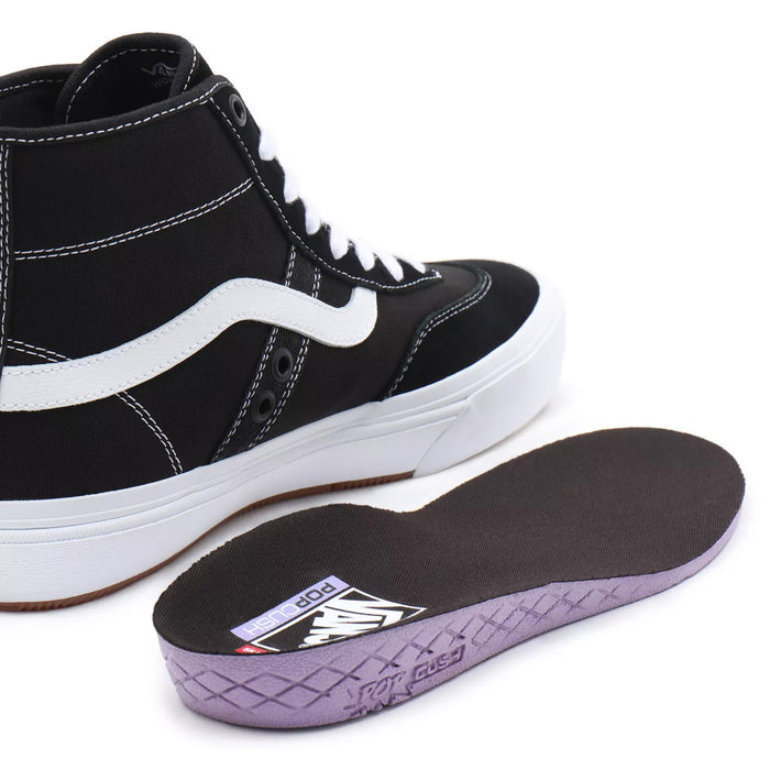 Vans Crockett High Shoes - Men's Black/White