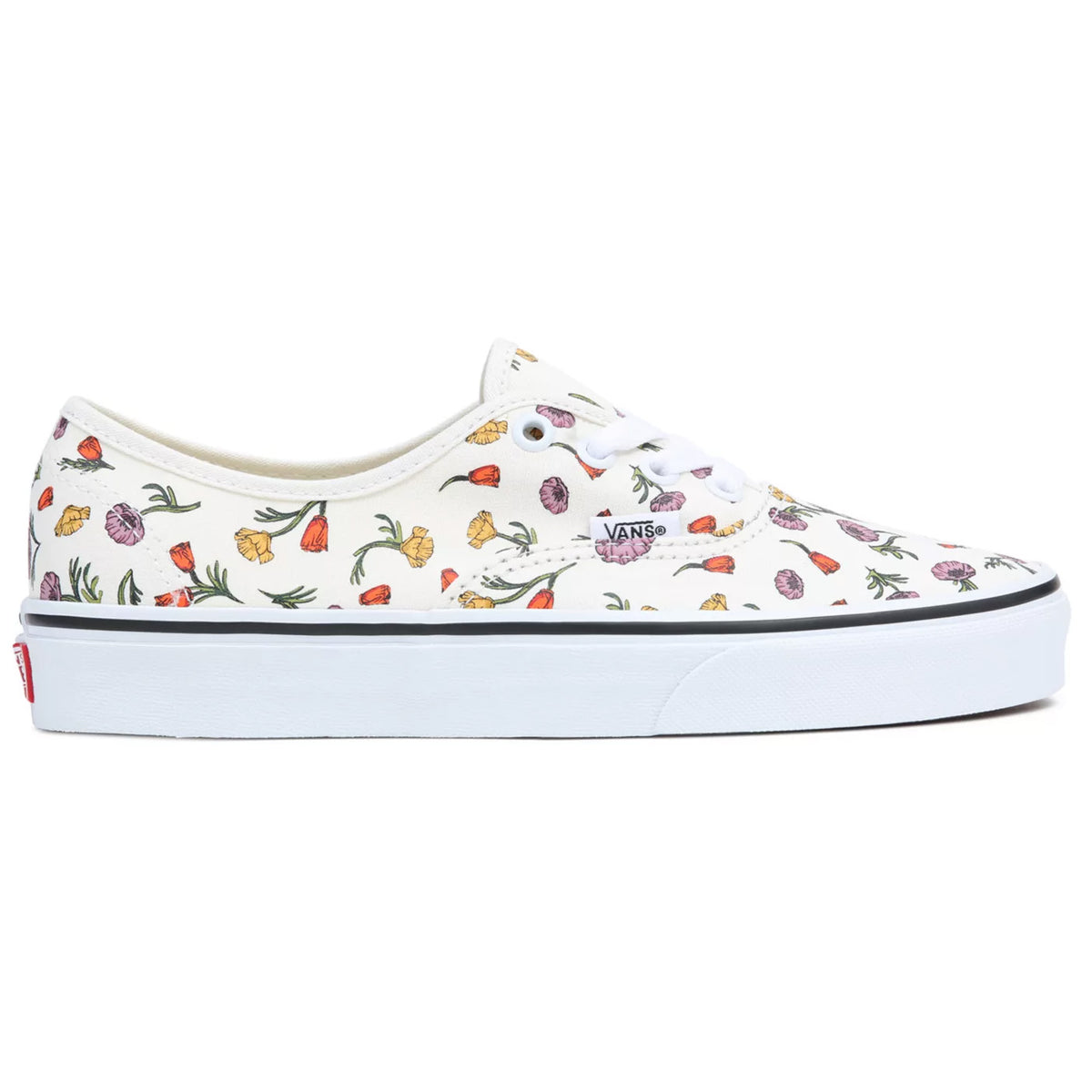 Vans Authentic Shoes - Women's Poppy Floral Cream