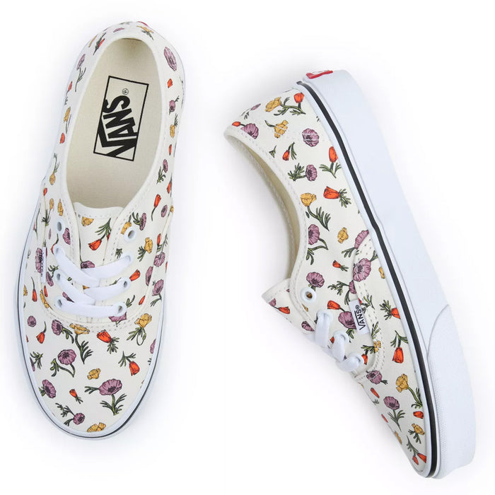 Vans Authentic Shoes - Women's Poppy Floral Cream