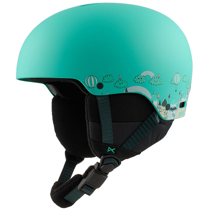 Anon Rime 3 Round Fit Helmet - Kids' Happy Teal