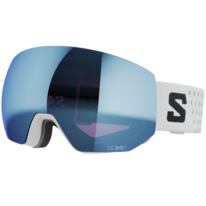 Salomon Radium Pro Goggles White/ Sigma Sky Blue
