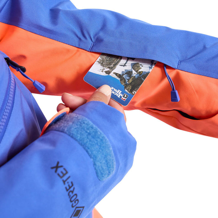 Burton GORE-TEX Pillowline Anorak Jacket - Women's Amparo Blue/Tetra Orange