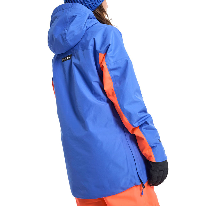 Burton GORE-TEX Pillowline Anorak Jacket - Women's Amparo Blue/Tetra Orange