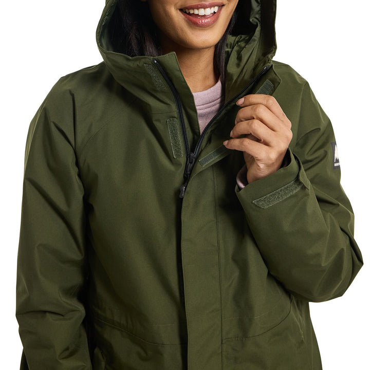 Burton Veridry 2L Rain Jacket - Women's Forest Night