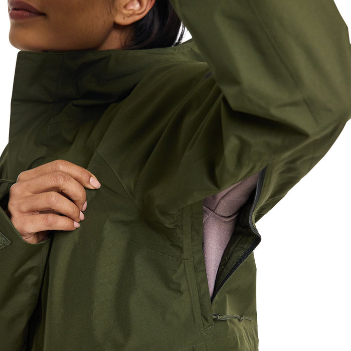 Burton Veridry 2L Rain Jacket - Women's Forest Night