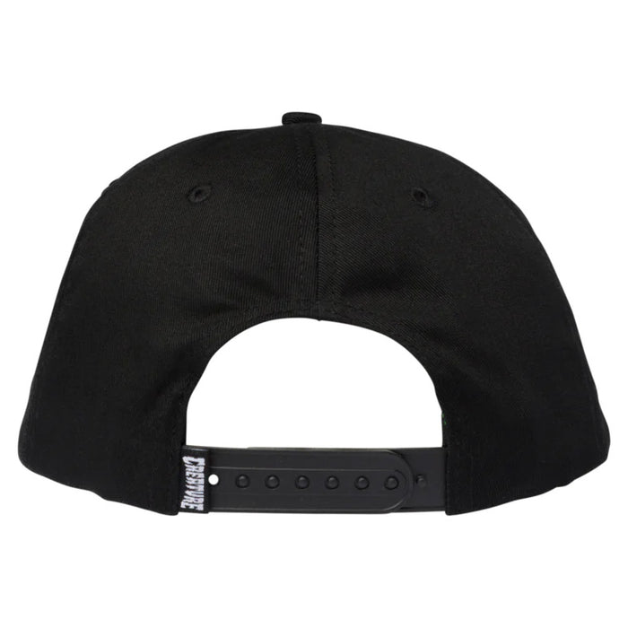 Creature Transmission 2 Snapback Mid Profile Black OS Baseball Hat Black