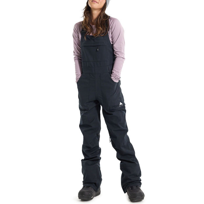 Burton Avalon Stretch Tall Bibs - Women's True Black