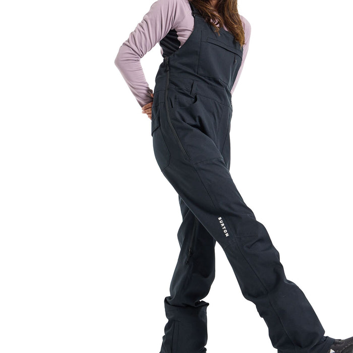 Burton Avalon Stretch Tall Bibs - Women's True Black