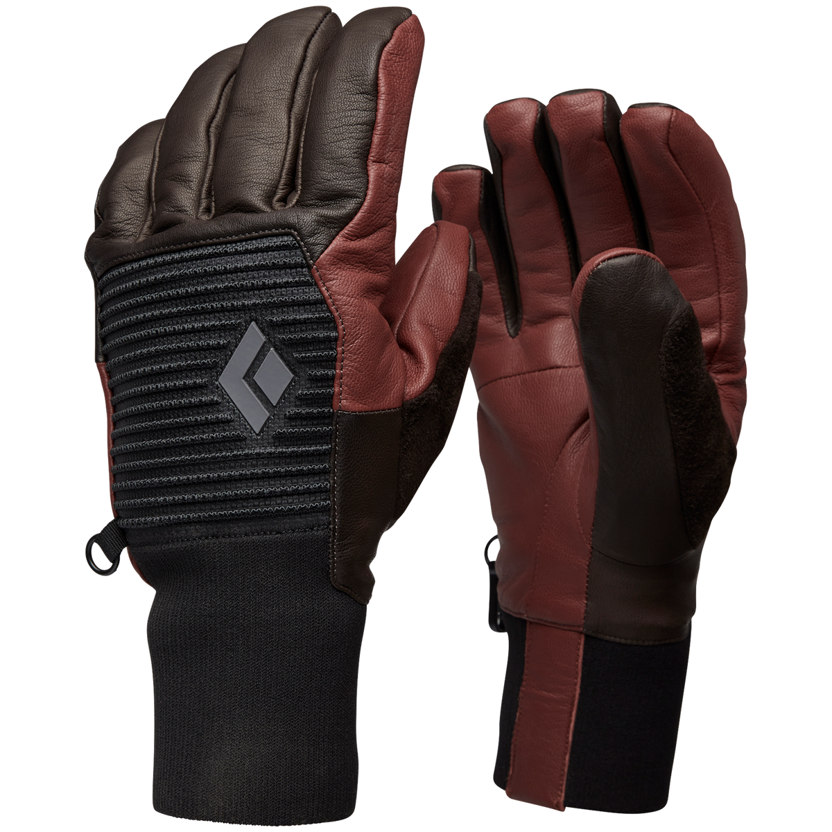 Black Diamond Session Knit Gloves Cafe Brown/Mulled Cider