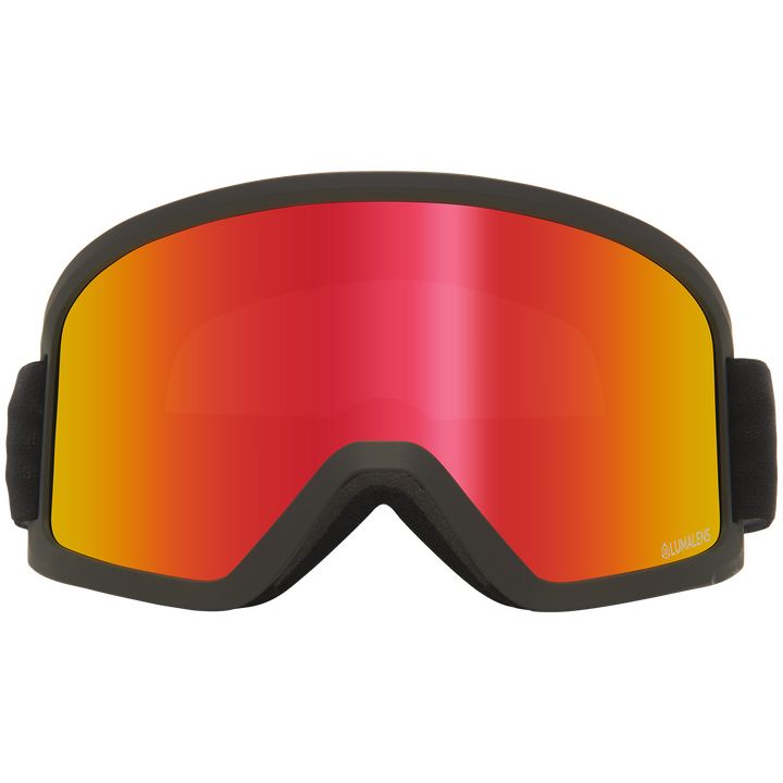 Dragon DX3 OTG Low Bridge Fit Goggles Black/LumaLensRedIon