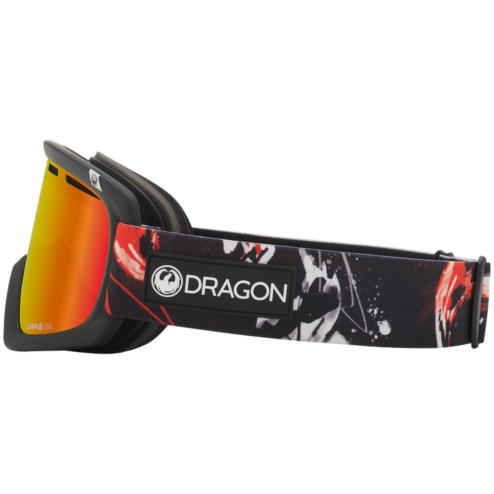 Dragon D1 OTG Low Bridge Fit Goggles Koi/LumaLens Red Ion+LumaLens Light Rose