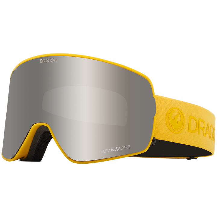 Dragon NFX2 Low Bridge Fit Goggles Dijon/LumaLens Silver Ion+LumaLens Amber
