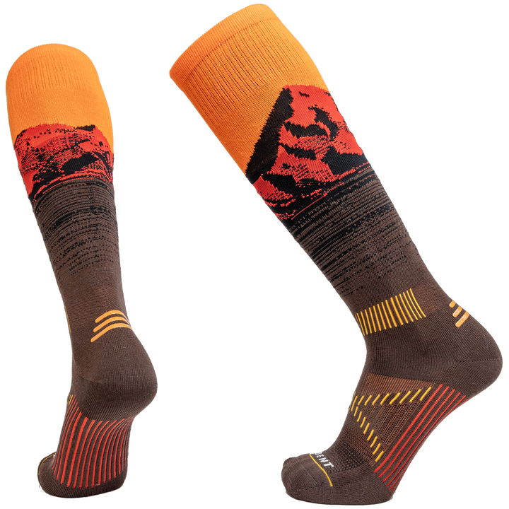 Le Bent Cody Townsend Pro Series Socks Chocolate Torte