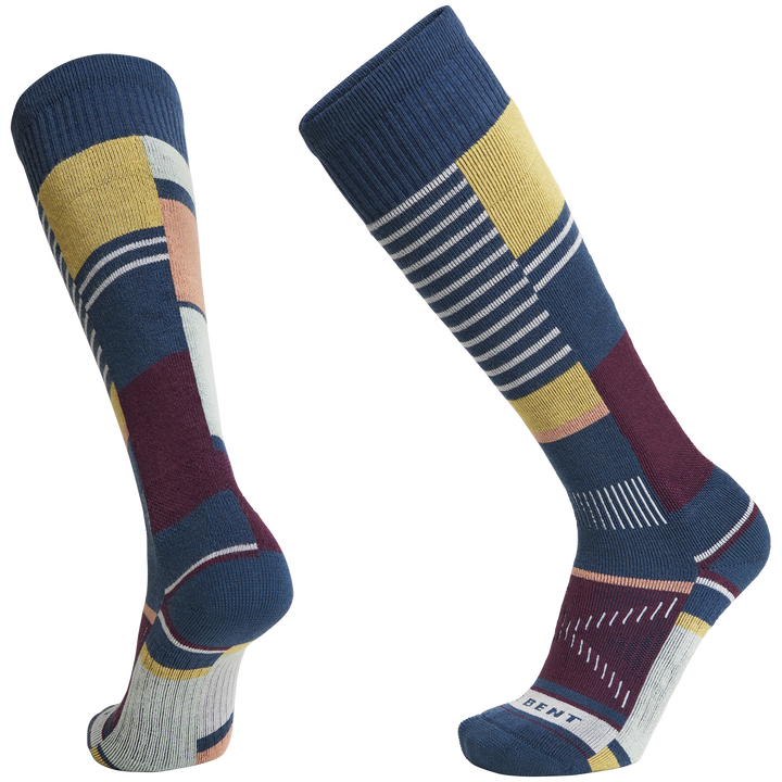Le Bent Oaken Full Cushion Snow Socks - Women's Papaya Punch