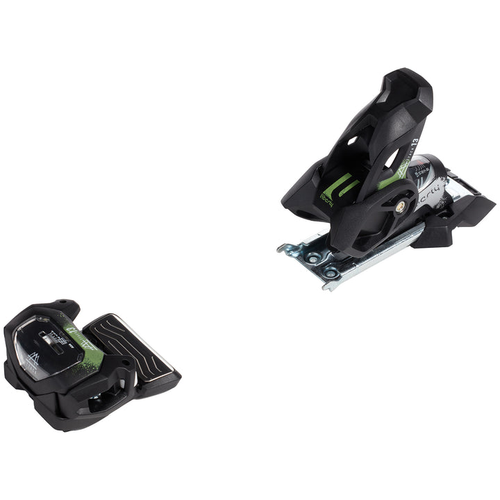 Liberty Attack 13 GW Ski Bindings 2019 Solid Black/Green