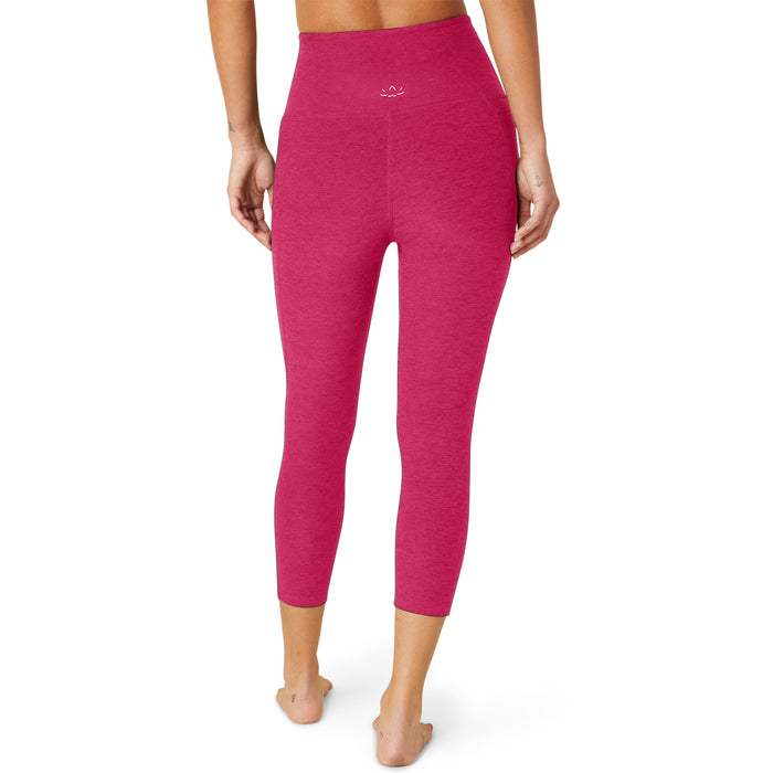 Beyond Yoga Spacedye Out Of Pocket High Waisted Capri Leggings - Women's Dragonfruit-Sangria