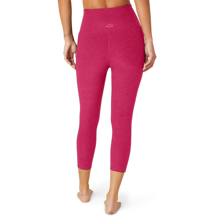 Beyond Yoga Spacedye Out Of Pocket High Waisted Capri Leggings - Women's Dragonfruit-Sangria