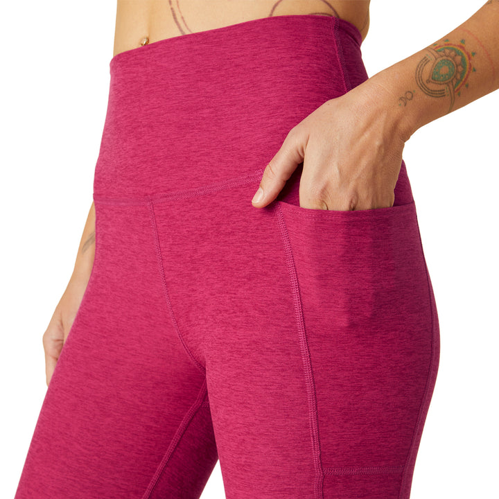 Beyond Yoga Spacedye Out Of Pocket High Waisted Capri Leggings - Women's Dragonfruit-Sangria
