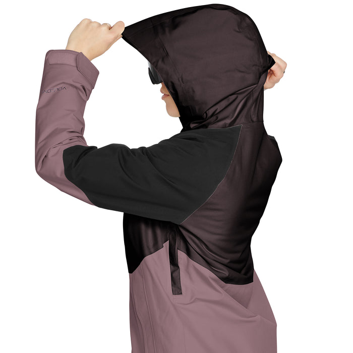 Volcom Aris Insulated GORE-TEX Jacket - Women's Black Plum