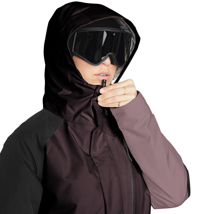 Volcom Aris Insulated GORE-TEX Jacket - Women's Black Plum