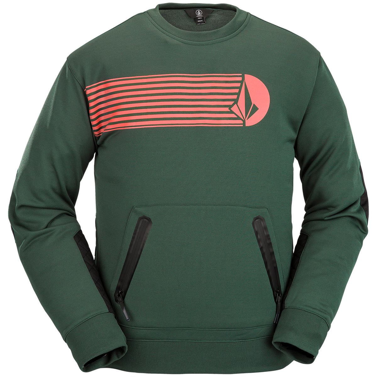 Volcom Let It Storm Crew Fleece - Men's Military