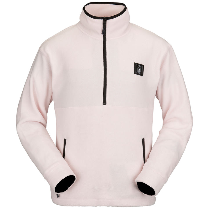 Volcom V-Science Pullover 1/2 Half Zip Fleece - Men's Party Pink