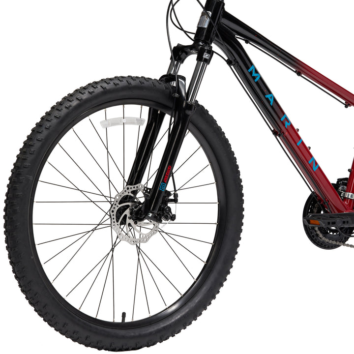 Marin Wildcat Trail 1 WFG Complete Mountain Bike - Women's 2022 Gloss Maroon/Black/Teal