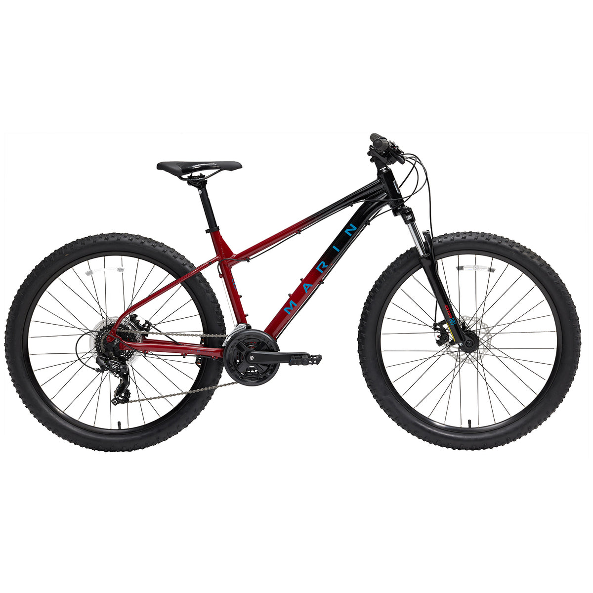 Marin Wildcat Trail 1 WFG Complete Mountain Bike - Women's 2022 Gloss Maroon/Black/Teal