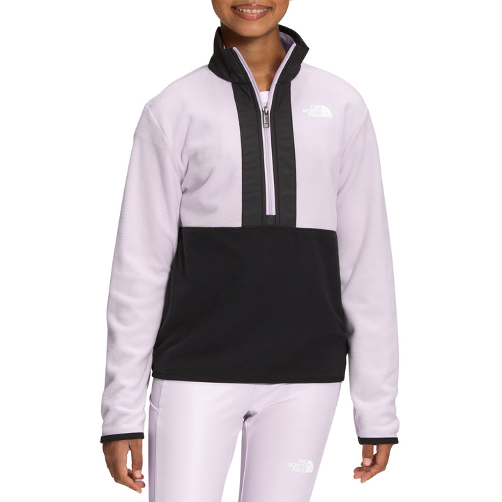 The North Face Glacier ½ Zip Pullover - Kids' Lavender Fog
