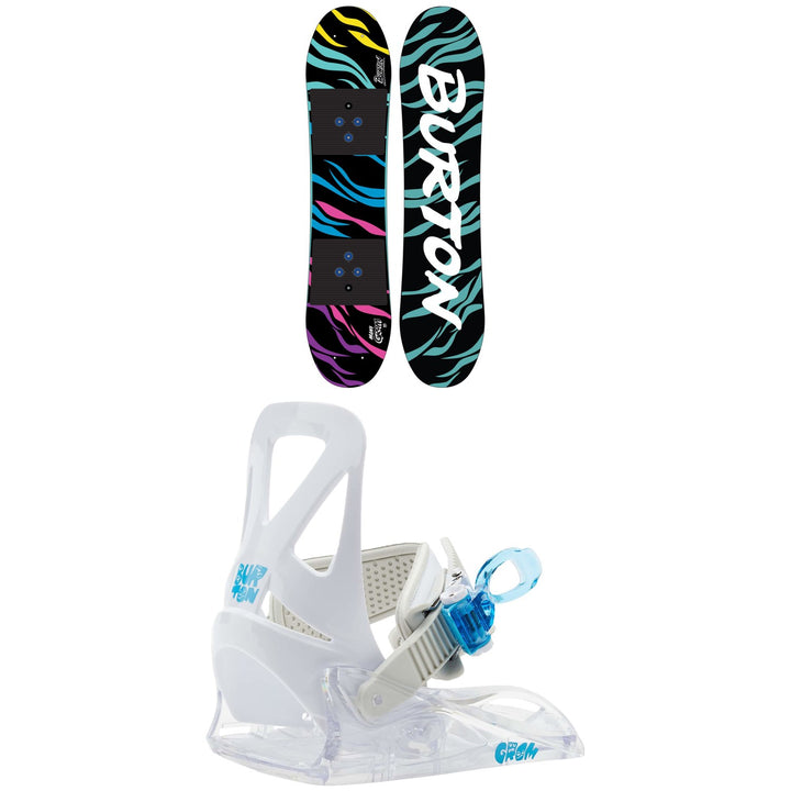 Burton Mini Grom Snowboard + Mini Grom Snowboard Bindings - Little Kids' 2024
