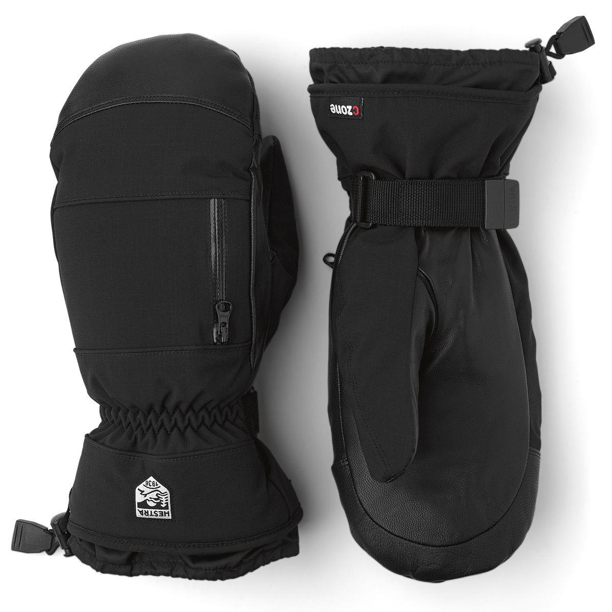 Hestra CZone Pointer Mittens Black