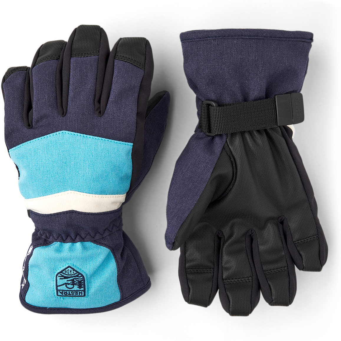 Hestra Gore-Tex Atlas Jr 5-Finger Gloves - Kids' Navy