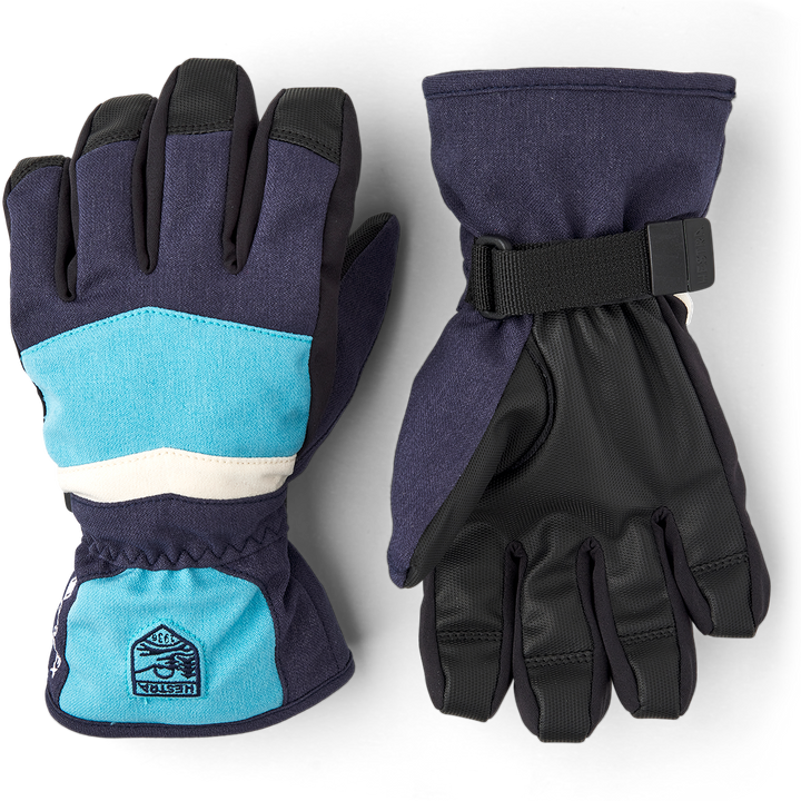 Hestra Gore-Tex Atlas Jr 5-Finger Gloves - Kids' Navy