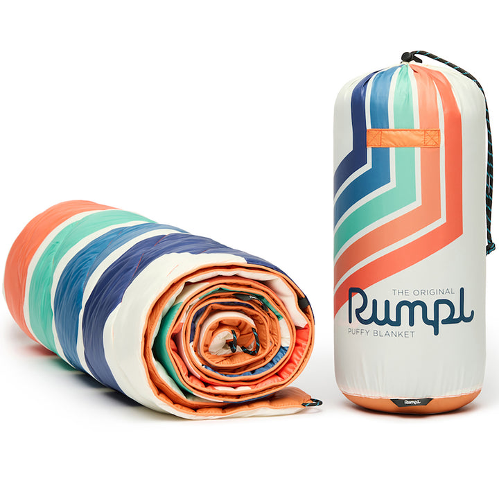 Rumpl Original Puffy Blanket - Retro Sunset Retro Sunset