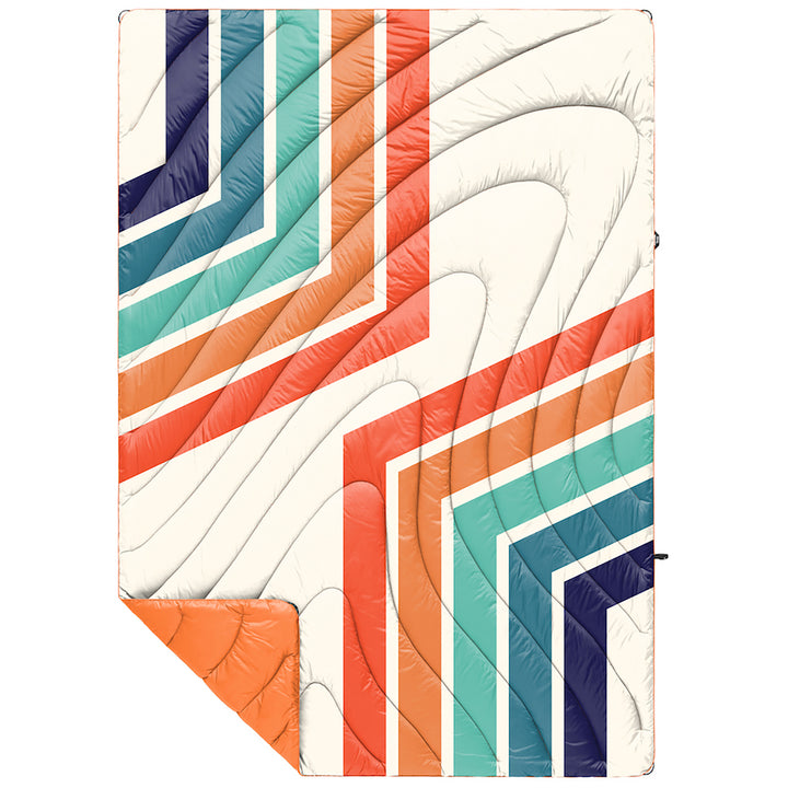 Rumpl Original Puffy Blanket - Retro Sunset Retro Sunset