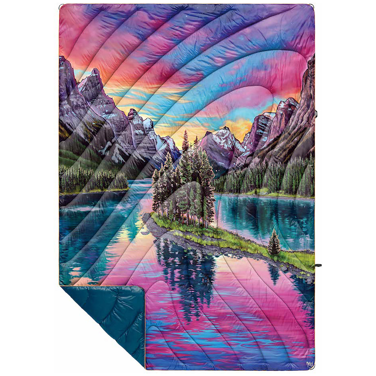 Rumpl Original Puffy Blanket - Rachel Pohl Spirit Island