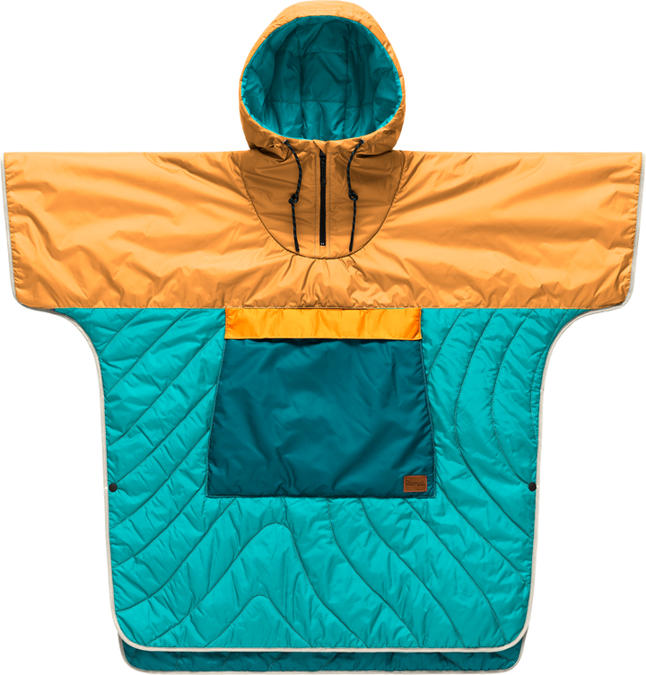 Rumpl Original Puffy Poncho Newport Color Block S/M