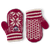 Hestra Nordic Mittens - Toddlers' Red/Off White