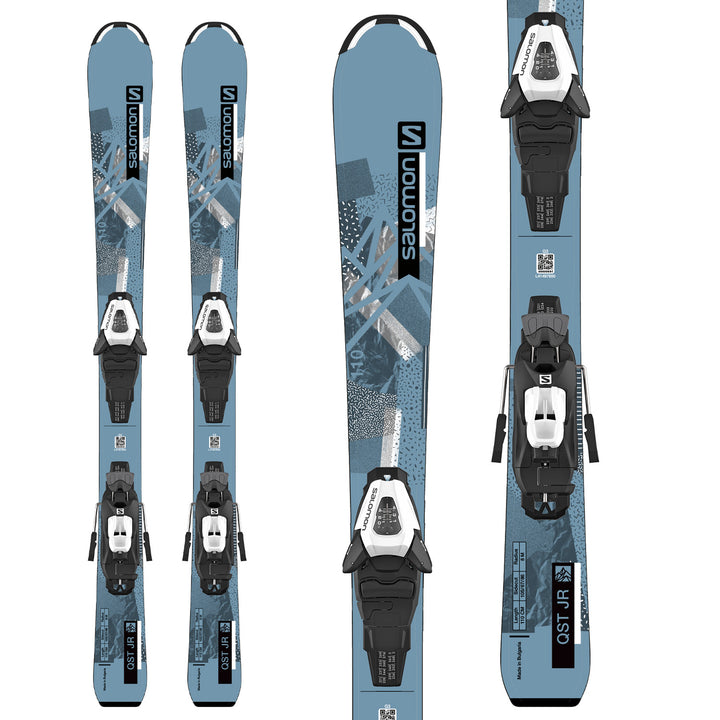 Salomon QST S Skis + C5 GW Bindings - Toddler Boys' 2024