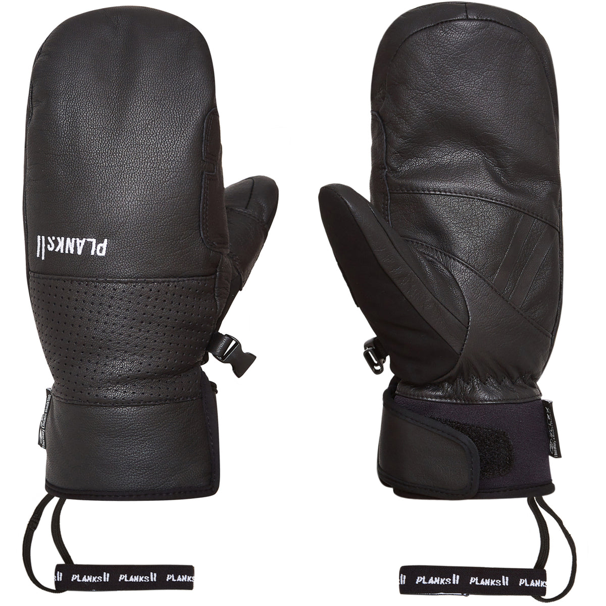 Planks Hunter Leather Mitt Black