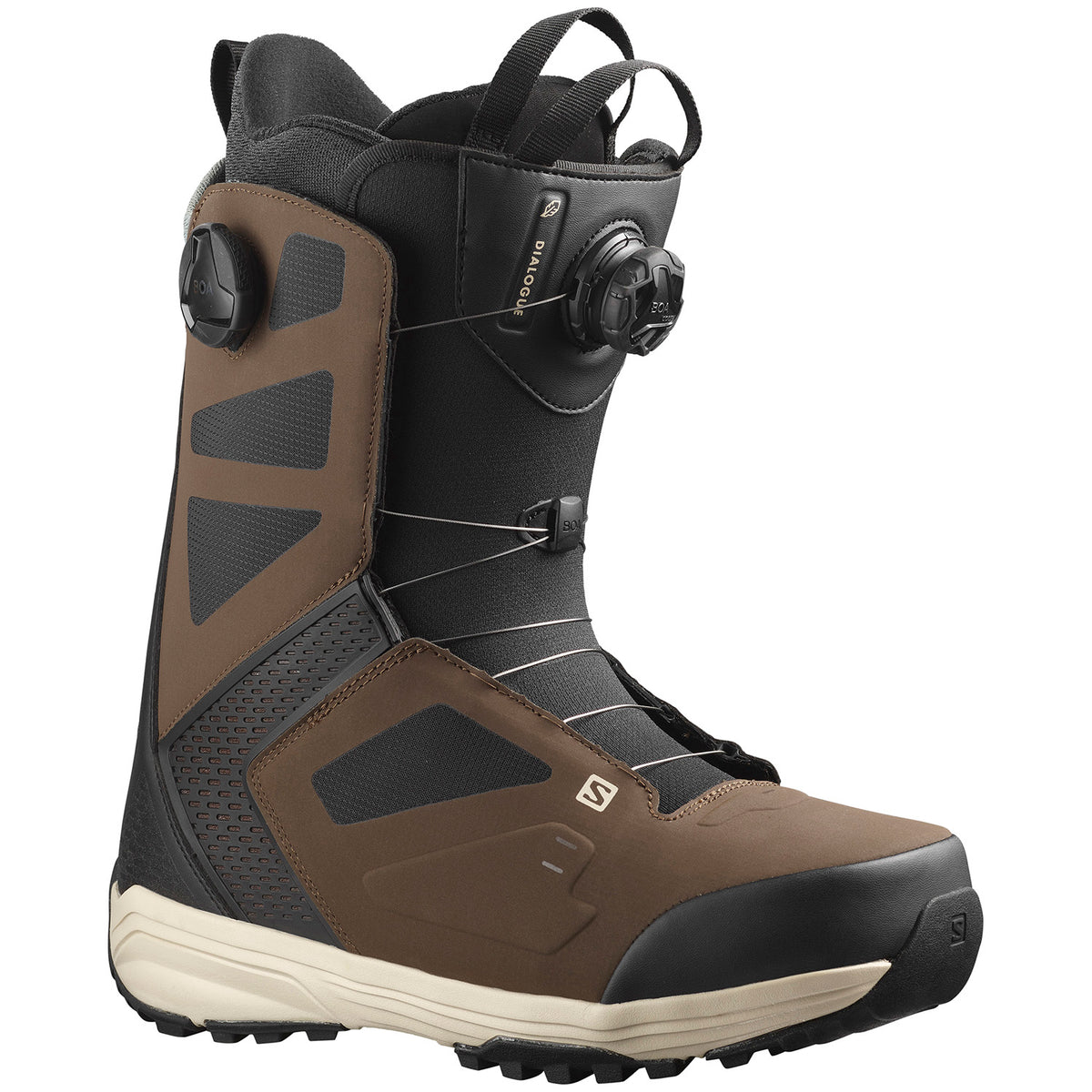 Salomon Dialogue Dual Boa Snowboard Boots 2023 Brown
