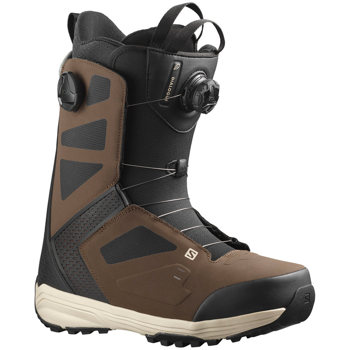 Salomon Dialogue Dual Boa Snowboard Boots 2023 Brown