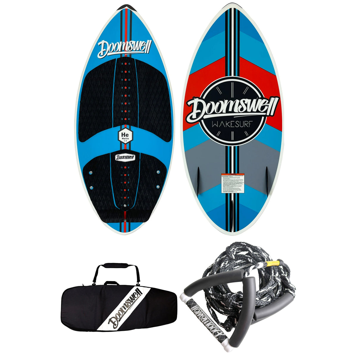 Doomswell Helio Wakesurf Board + Bag & Surf Rope - Kids' 2022